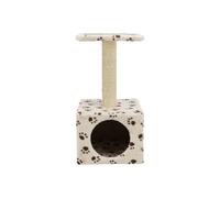 Trixie Junior Zamora Scratching Post Beige with Paw Prints for Cats - 60cm