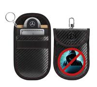 Trizek Faraday Key Fob Pouch, RFID Signal Blocking Faraday Bag for Car Keys, Anti-Theft Protector, Signal Blocker Case, RFID Shielded Key Holder