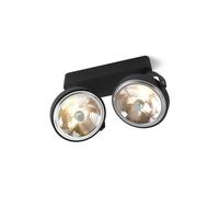 Trizo 21 PIN-UP 2 Spot & Ceiling Lamp Black