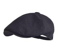 Trjgtas Japanese System Retro Flat Cap Forward Cap Men Breathable Summer Literature Beret Female Short Along Duck Tongue Cap Detective Cap a/Black/Adjustable