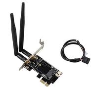 Trjgtas PCI-E X1 to M.2 NGFF E-Key WiFi Wireless Network Adapter Converter Card with Bluetooth for Desktop PC