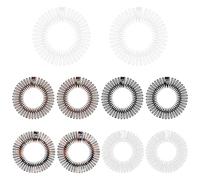 TRKETK 10 Pcs Comb Headband Stretch Hair Comb Band Full Circular Flexible Plastic Zig Zag Hairband Trendy Retro Tooth Headband Non Slip Hair Band Accessories for Women (5 Colors)