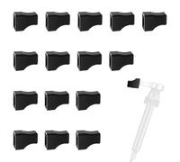 TRKETK 15 Pcs Coffee Syrup Pump Covers Silicone Syrups Pumps Cover Portable Practical Accessories Keep Food Grade Reusable Preventing Liquid from Pouring for Oil Liquor Bottle Dispenser Olive