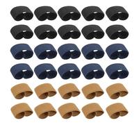 TRKETK 30 Pcs Belt Loops for Trousers Elastic Belt Keepers Backpack Strap Holder Nylon Webbing Outdoor Keepers Hoops Accessories for Securing Girdle Backpacks Slings