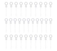 TRKETK 30 Pcs Fridge Drain Hole Plunger Universal Fridge Freezer Drain Hole Plunger Fridge Unblocker Tool Reusable Plastic Plunger for Cleaning Refrigerator Accessories Drain Unblocker