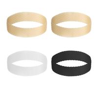 TRKETK 4 Pcs Silicone Wig Grip Band No-Slip Sweatproof Seamless Headband Adjustable Elastic Headband Styling Hair Accessory Hair Band For Women and Men for Keeping Wigs in Place (3 Colors)
