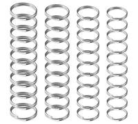 TRKETK 400 Pcs Split Rings 6/8/10/12mm, Mini O Ring with Double Loops Stainless Steel Key Chain Rings for Jewelry Necklaces Bracelets Crafts DIY and Ornaments