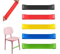 TRKETK 5 Pieces Stretchy Chair Band for Kids, Colorful Chair Fidget Bands Flexible Seating Straps for Kids Bouncy Stress Bands Sensory Chair Bands Fit Kids with Sensory ADHD Autism