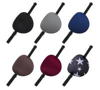 TRKETK 6 Pcs Eye Patches for Adults Adjustable Patches Medical Patch Left or Right Eyes Comfortable Soft Blindfolds for Amblyopia Lazy for Adults and Kids Vision Training and Recovery