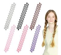 TRKETK 6 Pcs Hair Braiding Kit, Twist Braid Knitting Tool, French Styling Clip, Plastic Bun Maker, DIY Accessories, U Shaped Pins for Girls and Ladies