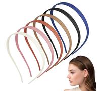 TRKETK 6 Pcs Headbands for Glasses Wearers, No Headache Sunglasses Thin Headbands Non-Slip Matte Plastic Teeth Ideal for Daily Use (Multicolor)