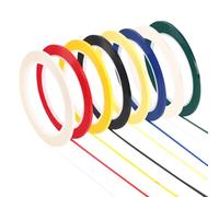 TRKETK 8 Pcs Whiteboard Tape Graphic Chart Tape 3 mm Width Adhesive Whiteboard Gridding Marking Tape Multi-Color for Office Grid Marking School Art Warning Line Presentations and Artwork