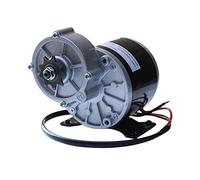 TRKIMAL 12/24 Volt DC 250W/350 Watt Gear Reduction Brushed Electric Motor with 9 Tooth Sprocket for E-Bike Mini Bikes Scooter (24V 350W)