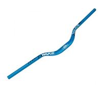 TRKIMAL φ31.8mm Road MTB Mountain Bike Bicycle Extra Long 720mm Handlebar 55mm Riser Bar for Downhill Cycling Racing Off-Road MTB, BMX (Blue)