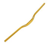 TRKIMAL φ31.8mm Road MTB Mountain Bike Bicycle Extra Long 780mm Handlebar 30mm Riser Bar for Downhill Cycling Racing Off-Road MTB, BMX (Gold)