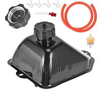 Trkimal Metal Gas Fuel Petrol Tank for 50cc 70cc 90cc 110cc 125cc Roketa Taotao Sunl Coolster J TA Baja MotorsportsVitacci BMS Buyang Coolsport Eagle Peace kazuma ATV Quad (Metal-A)