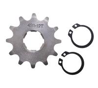 Trkimal Motorcycle Front Sprocket for 50cc 70cc 90cc 110cc 125cc Dirt Pit Bike Mini Bike TaoTao Roketa Coolster Sunl Lifan Loncin ATV Quad 4 Wheeler Moped (20MM, 420-12T)