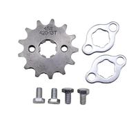 Trkimal Motorcycle Front Sprocket for 50cc 70cc 90cc 110cc 125cc Dirt Pit Bike Mini Bike TaoTao Roketa Coolster Sunl Lifan Loncin ATV Quad 4 Wheeler Moped (17MM, 420-13T)