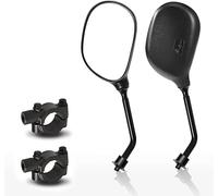 Trkimal Universal Adjustable ATV Motorcycle 360 Degrees Ball-Type Side Rearview Mirror with 7/8” Handlebar Mount Compatible for Motorcycle, Scooter, Atv, Dirt Quad Bike, Etc.