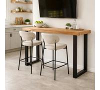 TRL Furniture Chunky & Sturdy Breakfast Bar - 240x60cm