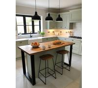 TRL Furniture Staved Walnut Breakfast Bar - 260x40cm