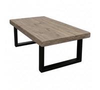 TRL Handmade Furniture Chunky & Sturdy Handmade Wooden Coffee Table - Grey Wash