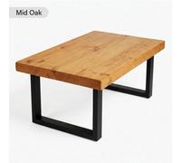 TRL Handmade Furniture Chunky & Sturdy Handmade Wooden Coffee Table - Mid Oak