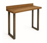TRL Handmade Furniture Solid Oak Breakfast Bar - Black Ozmo