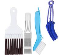 TRLREQ Pack of 4 Lamellar Comb, Condenser Comb Dryer, Cleaning Brush, Air Conditioning for Cleaner, Cleaning Brush Fin