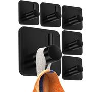 TRLREQ Self Adhesive Hooks, Set of 5 - Stick on Hooks Stainless Steel for Heavy Duty, No Drilling, Strong Sticky for Hanging Towels, Bathrobes and Keys, Tea Towel Holder for Door or on Wall