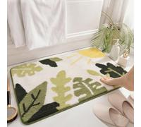 Trlyane Bath Mat, Non Slip Bathroom Mat with Ultra Soft Microfibers, Shower Rug with Strong Water Absorbent, Antibacterial Rubber Back, Quick-drying, Machine Washable for Bathroom Floor