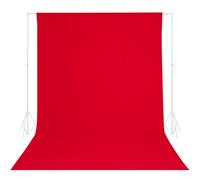 TRLYC Red Photography Backdrops 10x20 FT Seamless Background for Studio