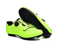 TRNL Cycling Shoes For Men Women Road Cycling Riding Shoes Peloton Shoes Breathable Cleat Compatible Spd Look Delta Indoor Cycling Shoes(39, Green)