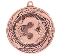 Tro Show 3rd Place Bronze medal 55mm with red white blue ribbon Free Engraving(MM20452B) TRD