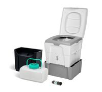 TROBOLO WandaGO Composting Toilet, Portable Outdoor Camping Toilet, Urine-Diverting Dry Toilet with Height Adjustment