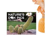 Trochate 2026 Wall Calendar Funny - Goal Setting Planner 12 Months | Decorative Goals Tracking Wall Calendar for Home Dorm School Workplace Bedroom Living Room Adults Women Men Holiday