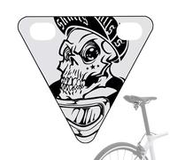 Trochate Bike Reflectors for Night Riding - Safety Biking Tail Sign | Triangle Plate Safety Sign for Adults Night Riding Road Racing Mountain Biking Touring Commuting Urban Cycling