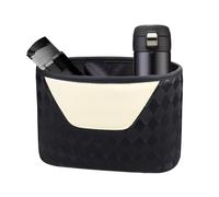 Trochate Car Seat Back Organizer - Leather Backseat Storage Bag - Vehicle Headrest Organizer | for Road Trip Camping Daily Commuting Drinks Phones Books Keys Grocery