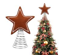 Trochate Christmas Topper Star, Festival Felt Tree Topper Ornament, Christmas Decorations Seasonal Ornaments for Garden School Living Room Balcony Photo Prop Hotel Backyard