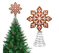 Trochate Christmas Tree Topper Star | Festival Felt Tree Topper Ornament - Christmas Decorations Seasonal Ornaments for Garden School Living Room Balcony Photo Prop Hotel Backyard