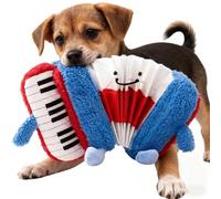 Trochate Dog Toy with Squeaker | Accordion Shape Puppy Playing Supplies - Puppy Food Hiding Toy - for Pet Parents Trainers Animal Lovers Outdoor Apartment Cuddle Time Bedtime Routine Park Yard Garden