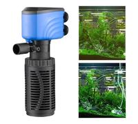 Trochate Fish Tank Water Filter | Pond Fountain Filter Powerful Pump - Quiet Internal Aquarium Filtration Circulation Machine for Bedroom Living Room Workplace