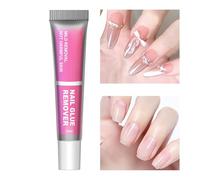Trochate Gel Nail Glue Remover - 10ml Press on Nails Glue Remover - Solid Adhesive Removal Cleaning Solution for Home Beginner Professional Business School Expert Travel