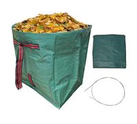 Trochate Grass Bags, Heavy-Duty Large Garbage Holder Collector Basket, Folding Reusable Lawn Bags, for Construction Home Kitchen Recycling Clippings