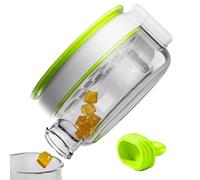 Trochate Ice Tray Water Bottle,Leakproof Ice Maker Bottle - Multipurpose Kitchen Gadget for Water, Cocktails, Coffee, Drinks, Tea, Whisky, Cocktail
