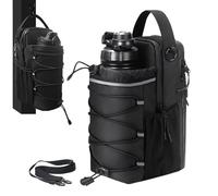 Trochate Magnetic Bottle Bag | Magnetic Pouch for Gym,Portable Leak-Proof Adjustable-Strap Waterproof Pouch for Travel Hiking Workout Cycling Commuting Training