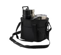 Trochate Water Bottle Carrier Bag - High Capacity Storage Sling - Adjustable Shoulder Strap Water Cup Bag | for Sports Hiking Walking Outdoor Camping Home Gym