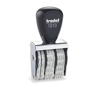 Trodat 1010 Classic Date Stamp Dutch, Months Abbreviated, Writing Height 4mm, Print Size 4x26mm