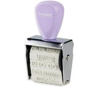 Trodat 1129 Creative Mini Stamp Purple, Bullet Journal, for Creative Design - 12 Imprints, German, Creative Stamp