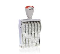Trodat 15186.0 Separate Ink Numberer White Stamp